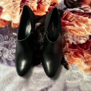 Calvin Klein Black Ankle Booties